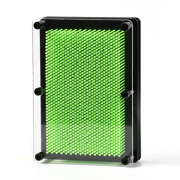 

PandaHall 3D Pin Art Toy, Unique Plastic Pin Art Board for Kids, Inspire Imagination & Challenge Sense, Pale Green, 177x125x55mm Plastic...