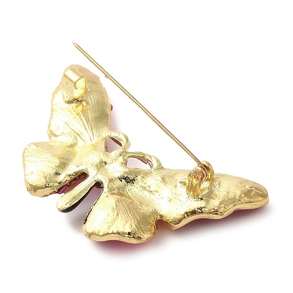 Schmetterling Strass Emaille Pins