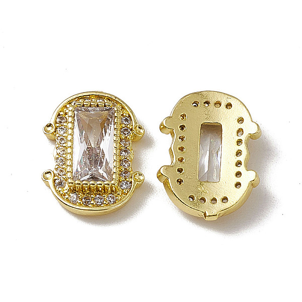 

PandaHall Brass Pave Clear Cubic Zirconia Cabochons, Nail Art Decoration Accessories, with Glass Rhinestone, Oval, Light Gold, 13x9.5x3mm...
