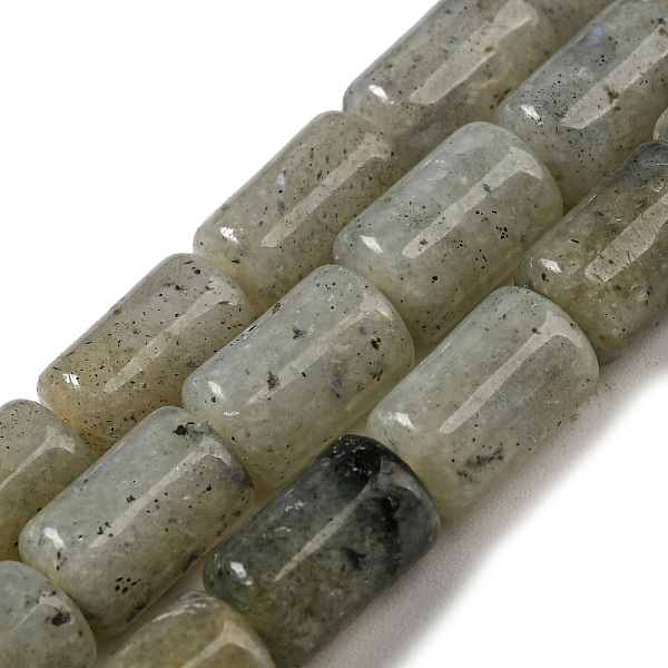 

PandaHall Natural Labradorite Beads Strands, Column, 10x6mm, Hole: 0.8mm, about 40pcs/strand, 15.67''(39.8cm) Labradorite Column