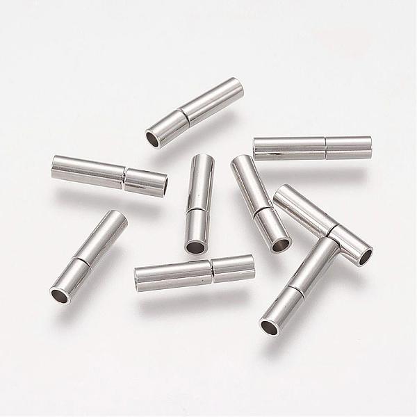 

PandaHall Brass Bayonet Clasps, Perfect Ending for your Jewelry, Platinum, 14x3mm Brass