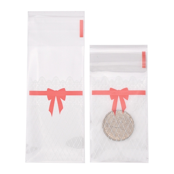 

PandaHall Rectangle Plastic Cellophane Bags, for Lipstick Packaging, White, 13x5cm, Unilateral Thickness: 0.035mm, Inner Measure: 10x5cm...