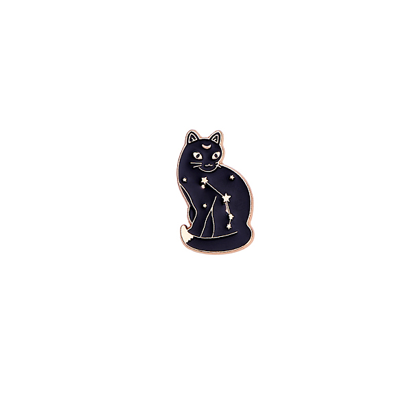 Golden Alloy Brooches