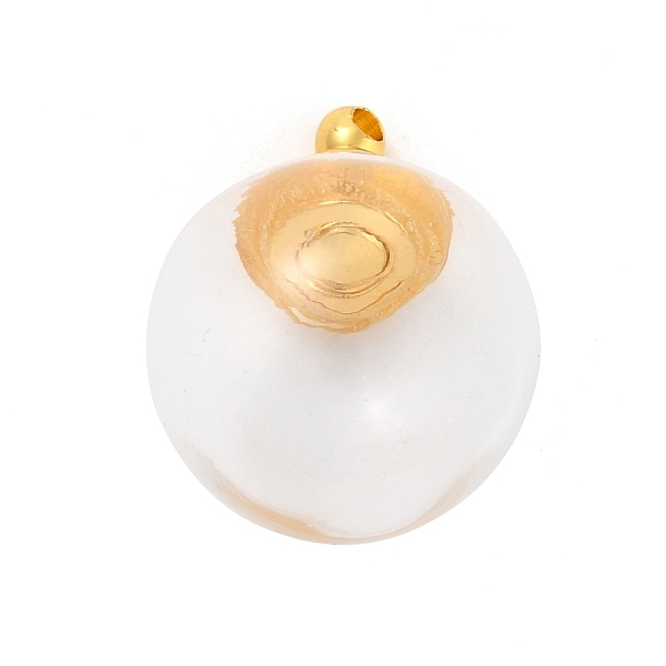 

PandaHall Glass Bottle Pendants, with Brass Cap, Wish Bottle Pendant, Refillable Bottle Pendant, Round, Golden, Clear, 32.5mm, Hole: 1.4mm...