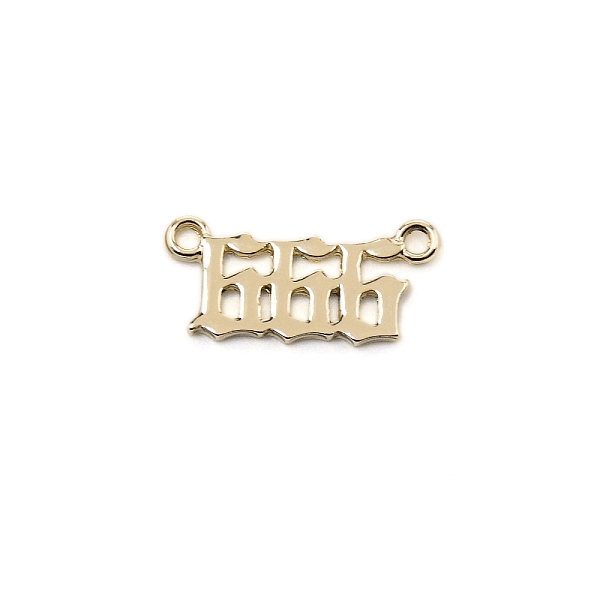 

PandaHall Alloy Pendants, Number, Num.6, 11.5x24.5x1.5mm, Hole: 2mm Alloy Number