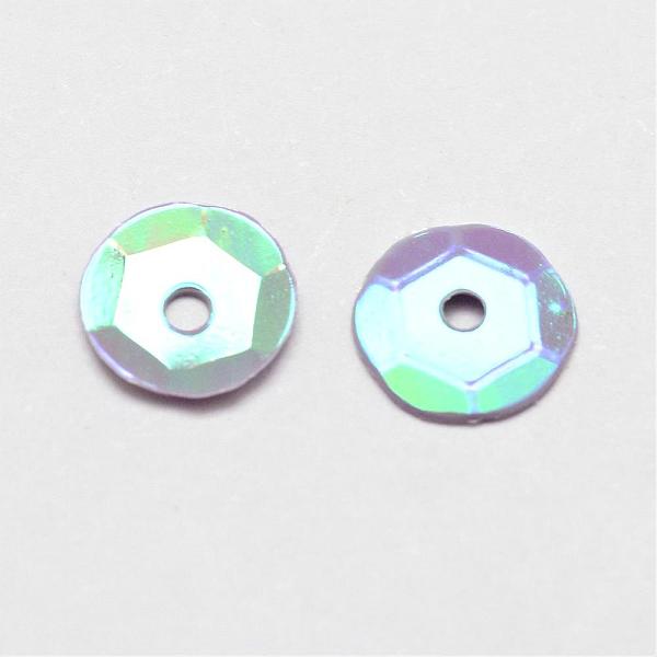 

PandaHall Plastic Paillette Beads, Semi-cupped Sequins Beads, Center Hole, Lilac, 4x0.5mm, Hole: 1mm Plastic Disc Purple