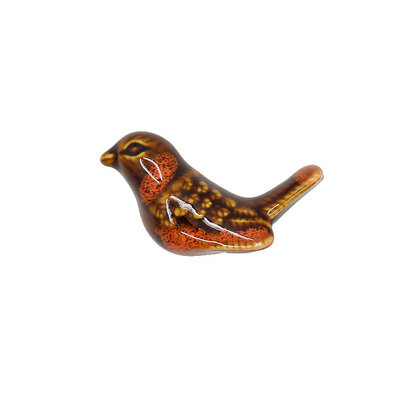 

PandaHall Bird Porcelain Drawer Knobs, Cabinet Pulls Handles, Doorknob Accessories, Orange Red, 55x32x35mm Porcelain Bird
