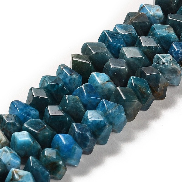

PandaHall Natural Apatite Beads Strands, Faceted, Nuggets, 10~11x8~10x7~8mm, Hole: 1mm, about 22~23pcs/strand, 7.09~7.48''(18~19cm) Apatite...