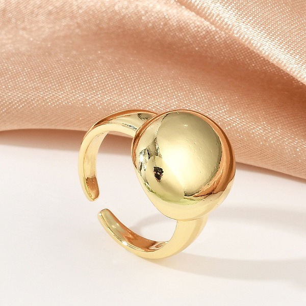 Oval Brass Open Cuf… - image