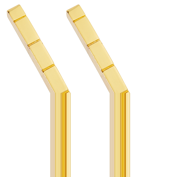 

PandaHall Brass 6 String Electric Guitar Bone Nuts, Golden, 43x3x5.5mm Brass Others