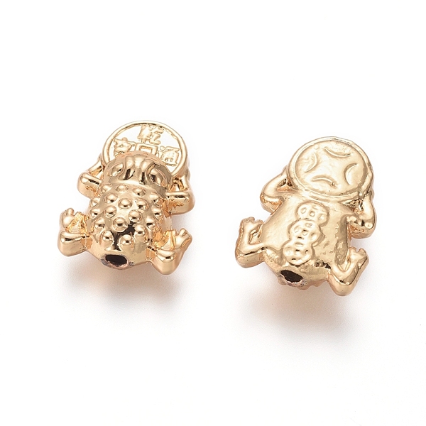 

PandaHall Alloy Beads, Frog, Golden, 14x10.7x5mm, Hole: 1.6mm Alloy Others