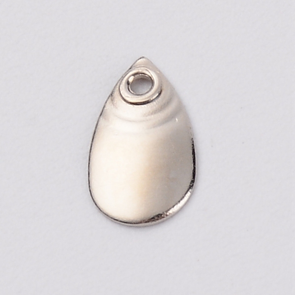 

PandaHall Iron Fishing Lures, Fishing Attractor Spinner Blades, for Hard Lures Worm Spinner Baits Spoons Rigs Making, Teardrop, Platinum...