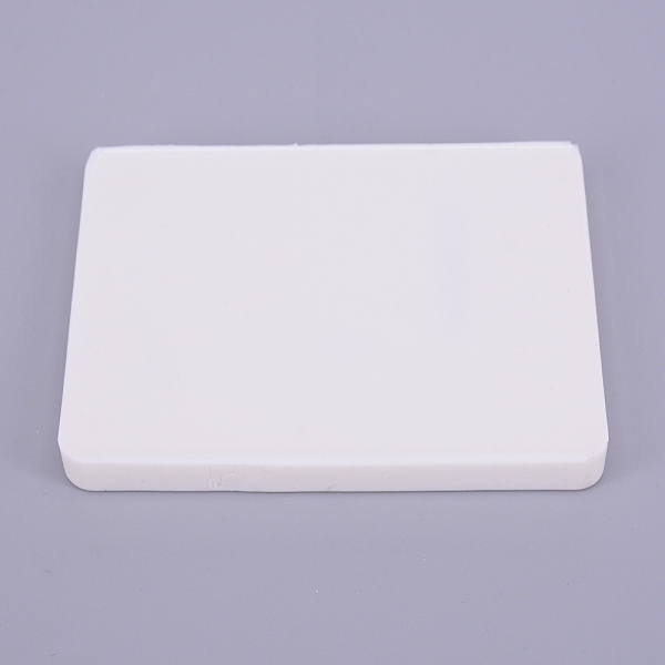 

PandaHall Listick & Perfume Epoxy Resin Food Grade Silicone Molds, for DIY Listick & Perfume Making, Rectangle, White, 96x73x9.5mm, Inner...