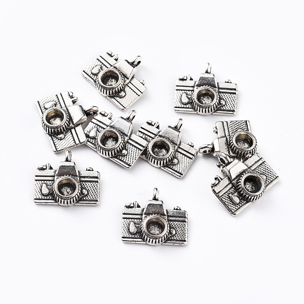 

PandaHall Metal Alloy Pendants, Cadmium Free & Nickel Free & Lead Free, Camera, Antique Silver, 13x13x5mm, Hole: 2mm Alloy Furniture &...