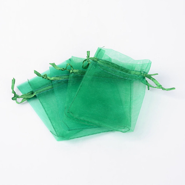 

PandaHall Organza Gift Bags with Drawstring, Jewelry Pouches, Wedding Party Christmas Favor Gift Bags, Green, 40x30cm Organza Rectangle...