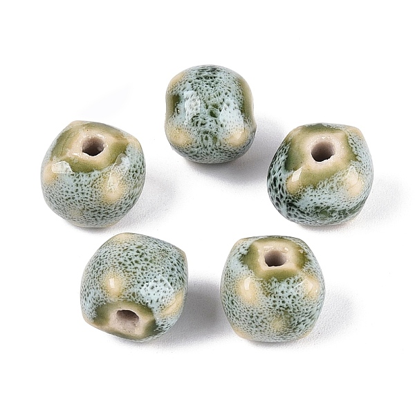 Vintage Handmade Porcelain Beads