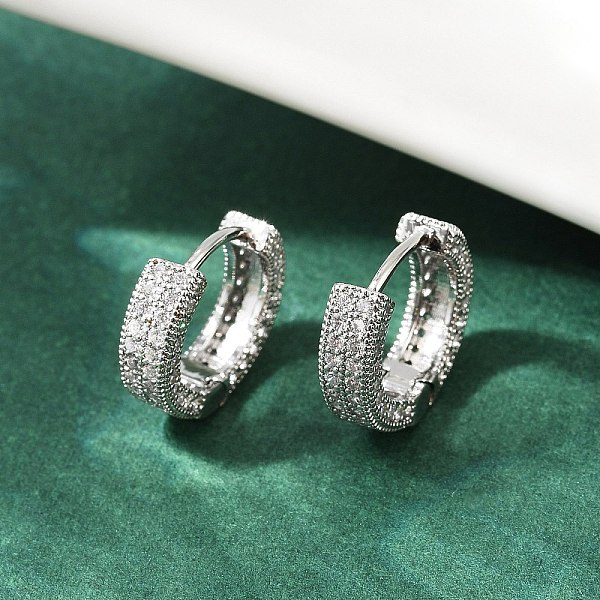 Brass Micro Pave Cl… - image