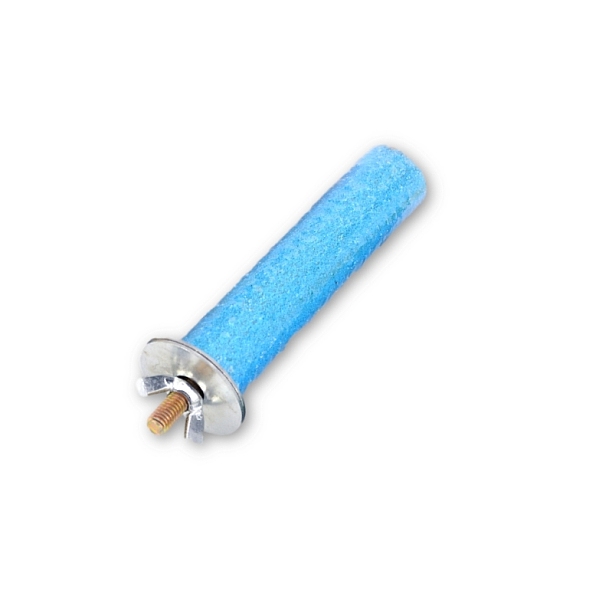 

PandaHall Bird Perch Conures Stand, Parakeet Toys, Wood Perch Parrot Cage Accessories, Sky Blue, 115x20~30mm Iron Column