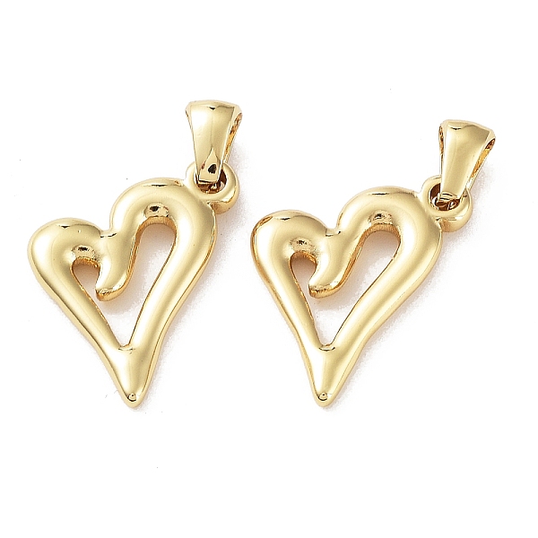 

PandaHall 304 Stainless Steel Pendants, Heart Charm, Golden, 20x14x2.5mm, Hole: 5.5x3mm 304 Stainless Steel Heart