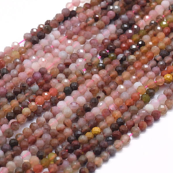 Natural Multi-Color Agate Beads  Strands