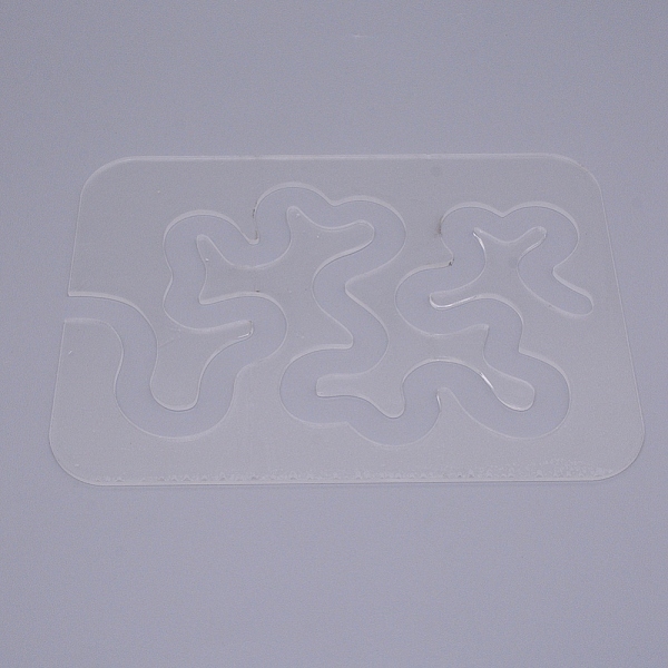

PandaHall Acrylic Quilting Templates Rulers, for Simple Meander Quilting Supplies, Clear, 220x160x3mm Acrylic Others Clear