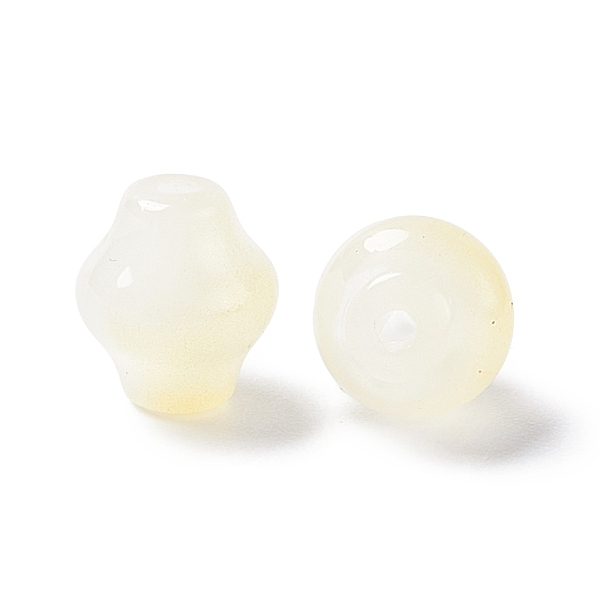 

PandaHall Opaque Glass Beads, Lantern, Light Yellow, 9x8mm, Hole: 1.5mm Glass Lantern
