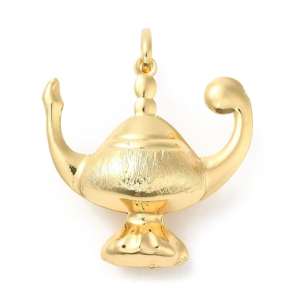 

PandaHall Brass Pendants, Long-Lasting Plated, Lead Free & Cadmium Free, Lamp Charm, Real 18K Gold Plated, 42mm, Hole: 8x5mm Brass Others