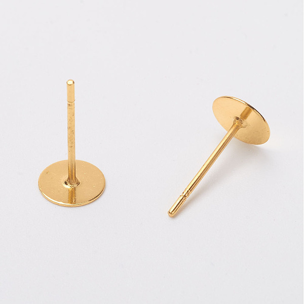 Brass Stud Earring Findings