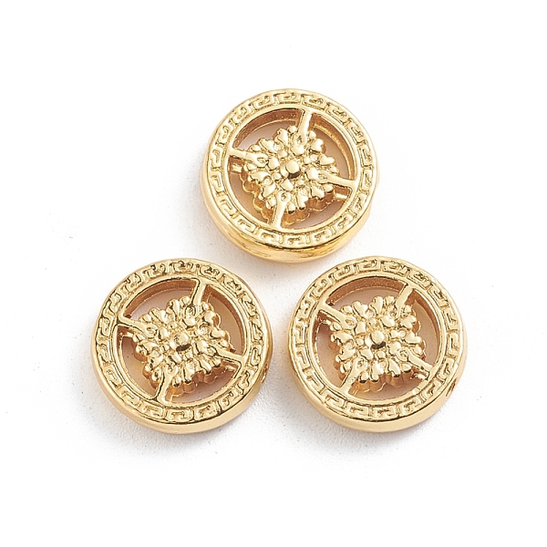 

PandaHall Alloy Beads, Long-Lasting Plated, Flat Round, Golden, 12.5x3mm, Hole: 1.4mm Alloy Flat Round