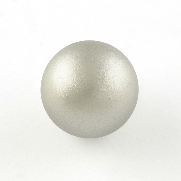 

PandaHall No Hole Spray Painted Brass Round Bell Beads, Fit for Cage Ball Pendants, Silver, 16mm Brass Round Silver