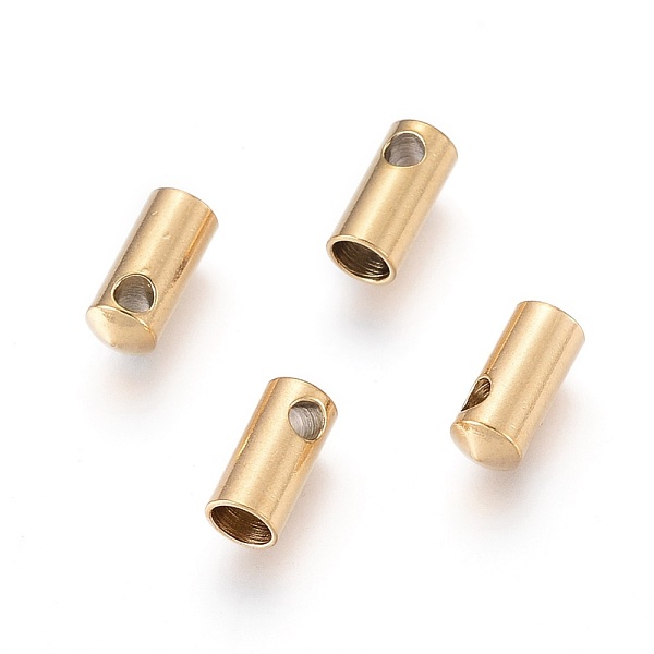 

PandaHall Ion Plating(IP) 304 Stainless Steel Cord Ends, End Caps, Column, Golden, 8.5x3.8mm, Hole: 1.8mm, Inner Diameter: 3mm 304 Stainless...
