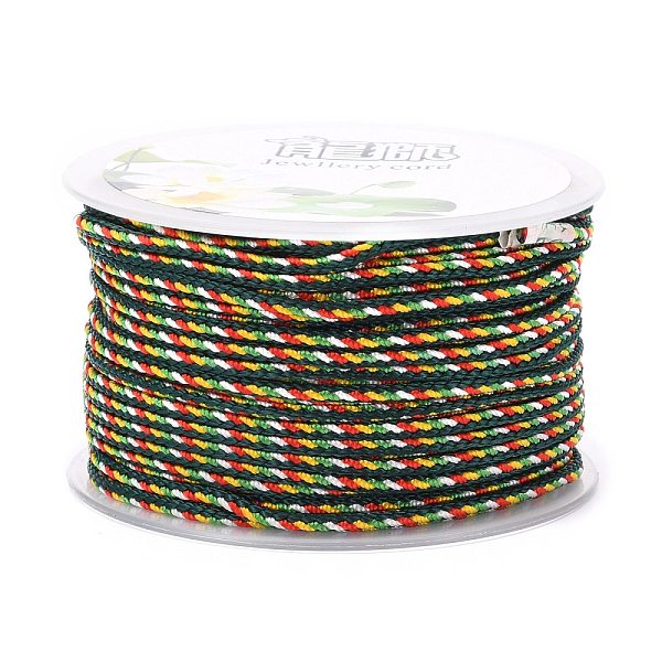 Multi-Color Decorative Braided Nylon Cord