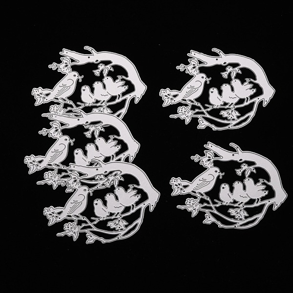 

PandaHall Bird Carbon Steel Cutting Dies Stencils, for DIY Scrapbooking/Photo Album, Decorative Embossing DIY Paper Card, Matte Platinum...