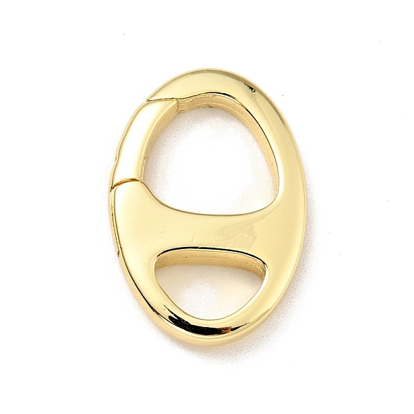 

PandaHall Brass Spring Gate Rings, Oval, Cadmium Free & Lead Free, Long-Lasting Plated, Real 18K Gold Plated, 16.5x11.5x2.5mm, Hole: 6.5x4mm...