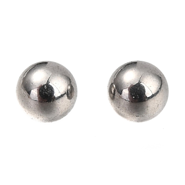 

PandaHall 304 Stainless Steel Beads, No Hole/Undrilled, Solid Round, Stainless Steel Color, 2.5mm 304 Stainless Steel Round