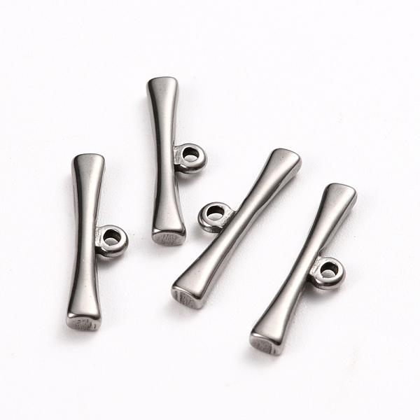 

PandaHall 304 Stainless Steel Toggle Clasps Parts, Bar, Stainless Steel Color, 21x6x2.5mm, Hole: 1.5mm 304 Stainless Steel Tool