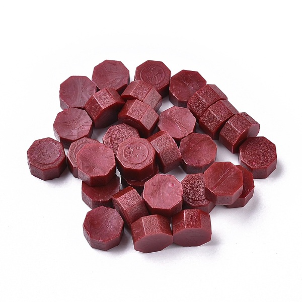 

PandaHall Sealing Wax Particles, for Retro Seal Stamp, Octagon, Saddle Brown, 9mm, about 1500pcs/500g Wax Brown