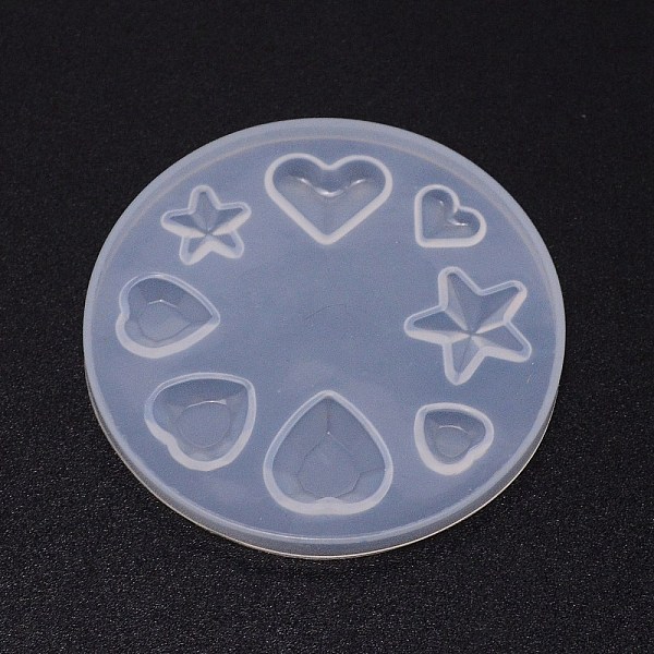 

PandaHall DIY Pendant Food Grade Silicone Molds, for Earring Makings, Resin Casting Pendant Molds, For UV Resin, Epoxy Resin Jewelry Making..., White
