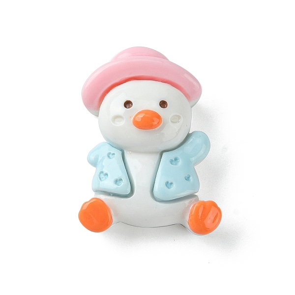 

PandaHall Opaque Resin Cabochons, Duck, White, 22x16.5x9mm Resin Duck Pink