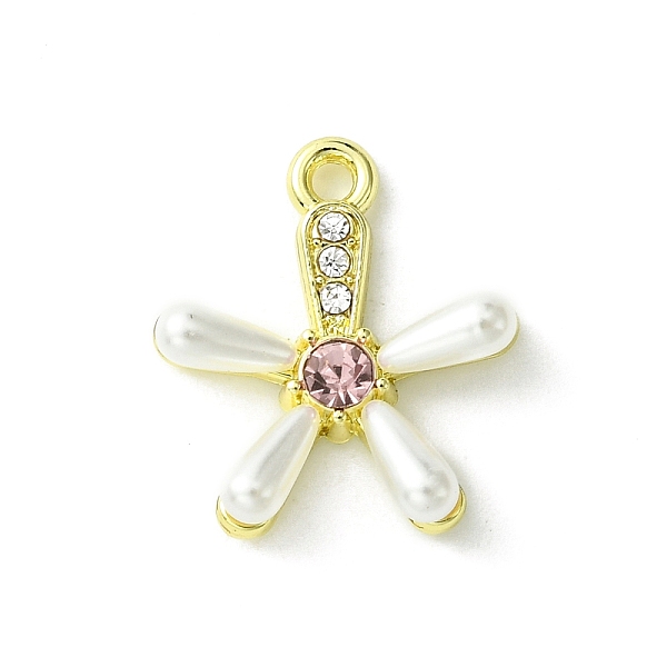 

PandaHall Alloy and Rhinestone Pendant, with Resin, Flower, Golden, 17.5x15.5x3.5mm, Hole: 1.6mm Alloy+Rhinestone Flower Clear