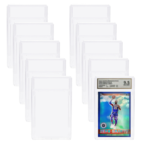 

PandaHall Acrylic Name Card Holders, Rectangle, Clear, 130x83x6mm, Inner Size: 9.3x6.8cm Acrylic Rectangle Clear