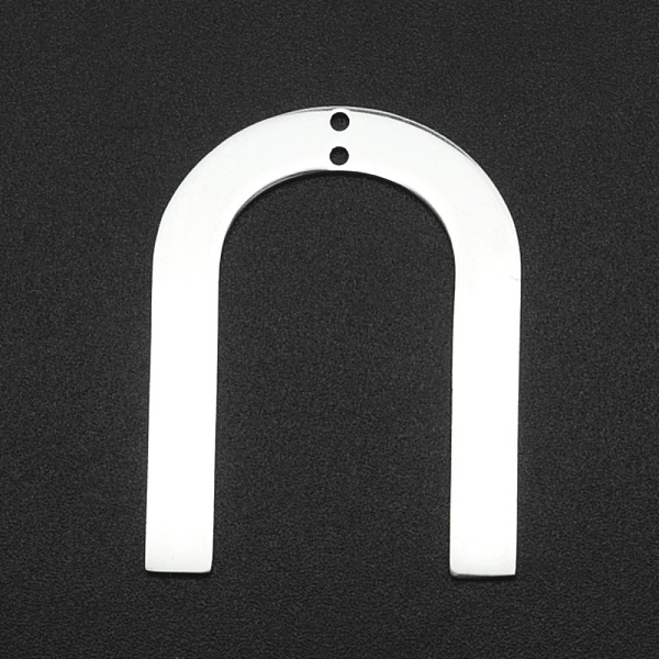 

PandaHall 201 Stainless Steel Links, For Earring Making, U Shape, Laser Cut, Stainless Steel Color, 26x12x1mm, Hole: 1.6mm 201 Stainless...