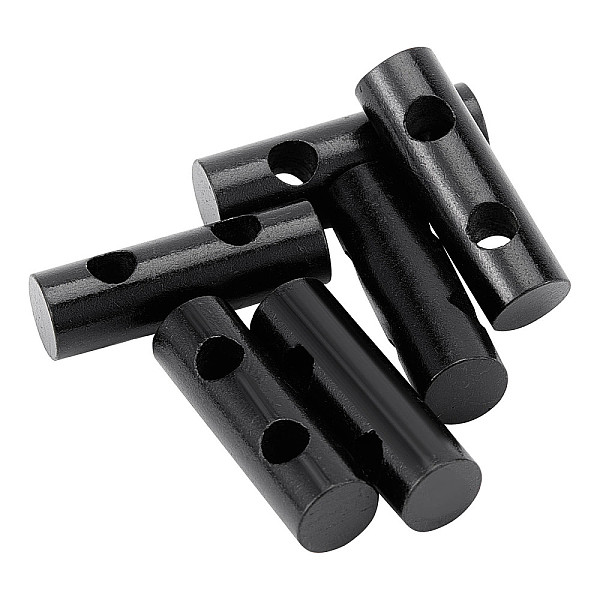 

PandaHall Alloy Fire Maker, Electrophoresis Black, 26x8mm, Hole: 4mm Alloy Column