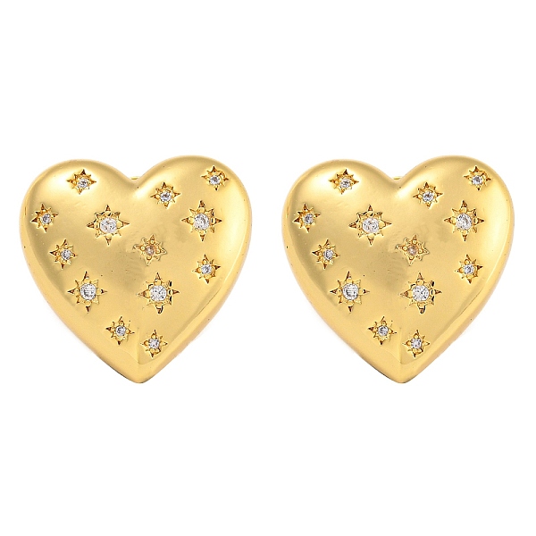Brass Micro Pave Cl… - image