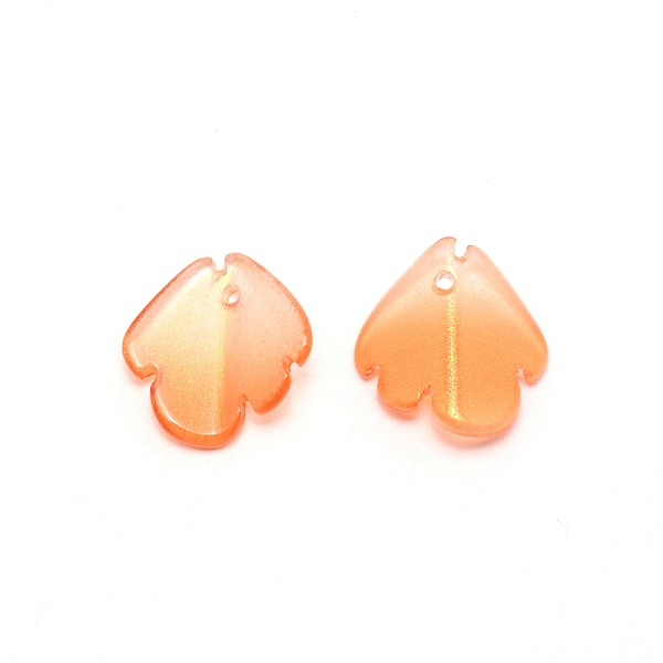 

PandaHall Handmade Lampwork Pendants, Petaline, Orange, 15x14.5x4.5mm, Hole: 1.2mm Lampwork Others Orange