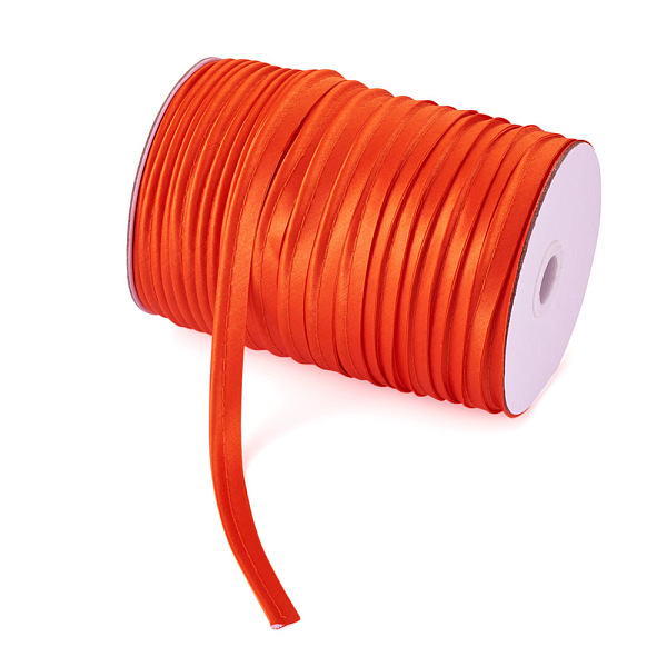 

PandaHall Polyester Fiber Ribbons, Orange, 3/8 inch(11mm), 100m/roll Polypropylene None Orange