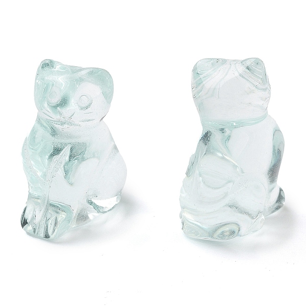 Glass Carved Cat Fi… - image