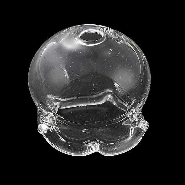 

PandaHall Jellyfish Glass Bead Cone, for Wind Chimes Making, Clear, 16x15x15.5mm, Hole: 2.3mm Glass Clear