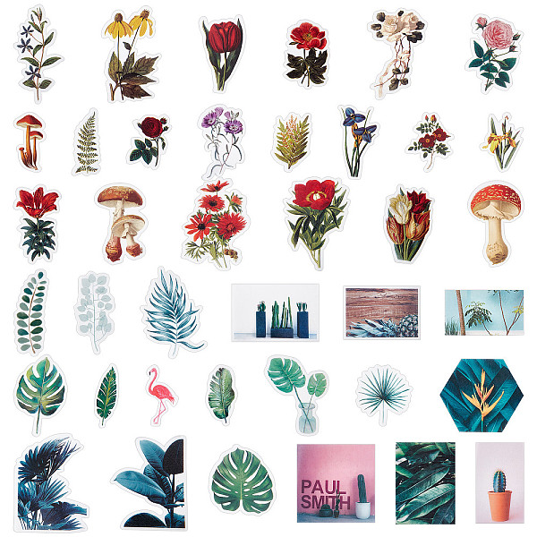 

PandaHall CRASPIRE 2Bags Self-Adhesive Washi Paper Stickers, Removable Stickers for Scrapbook Making Supplies, Mixed Shapes, Mixed Color..., Multicolor