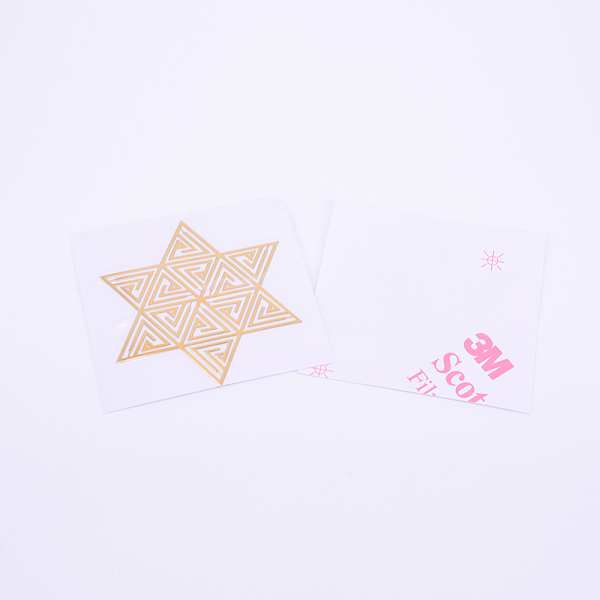

PandaHall Self Adhesive Brass Stickers, Scrapbooking Stickers, for Epoxy Resin Crafts, Golden, Star of David Pattern, 39x36x0.1mm Metal Star...